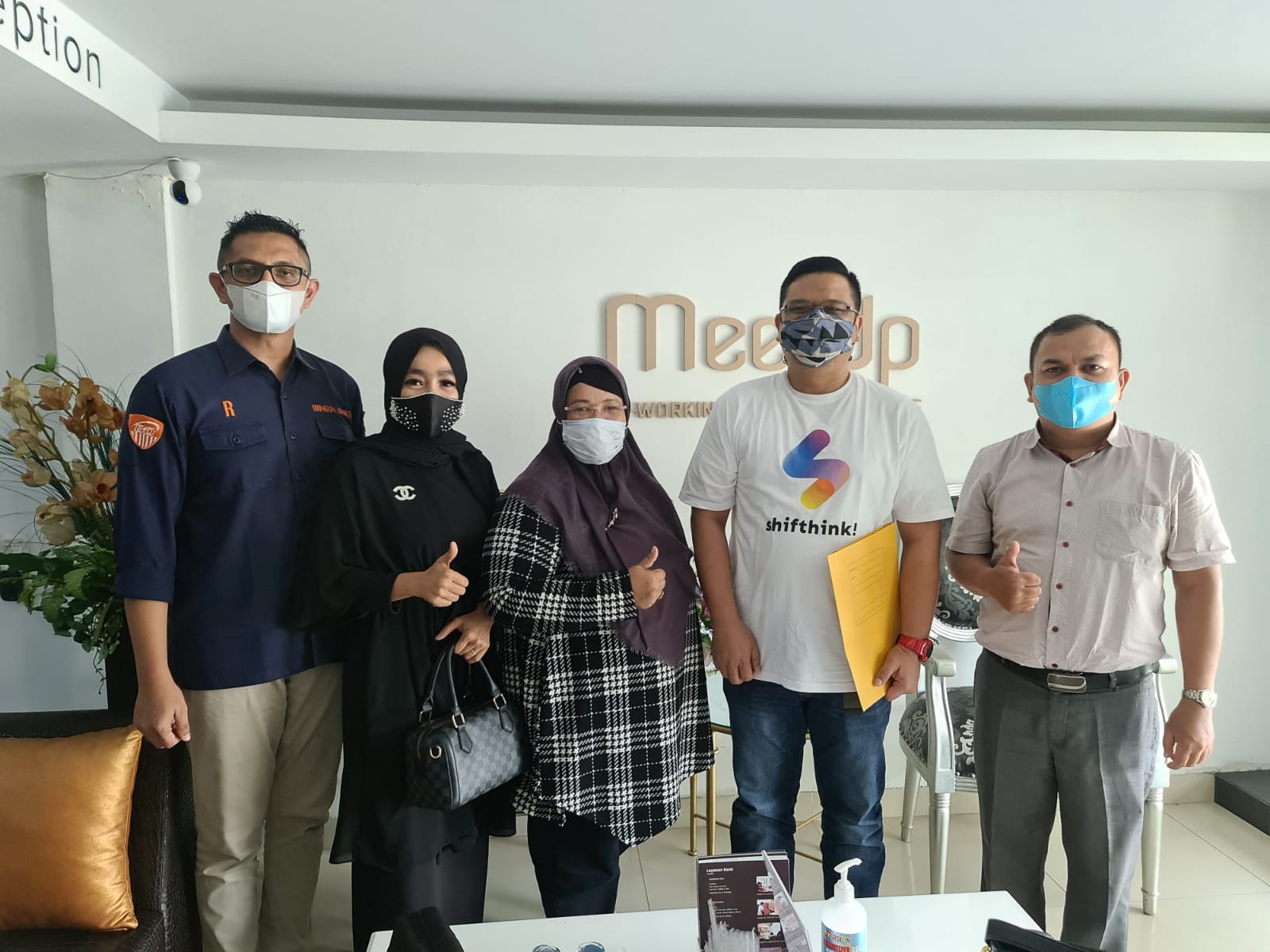 Optimis Menang, Musreza Ambil Formulir Pendaftaran Caketum BPD HIPMI Riau