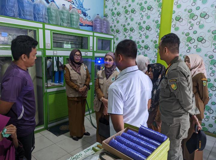 Dinkes Inhil Laksanakan Petik Pengawasan Penyelenggaraan Kesehatan Lingkungan di TPP