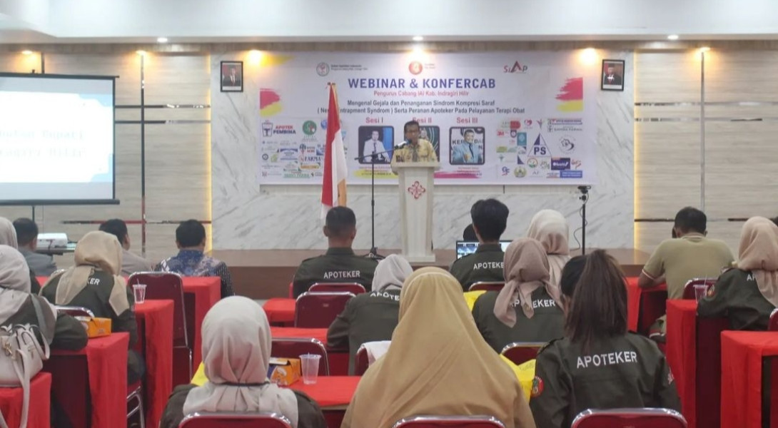 Bupati Inhil Buka Webinar dan Konfercab Ikatan Apoteker Indonesia