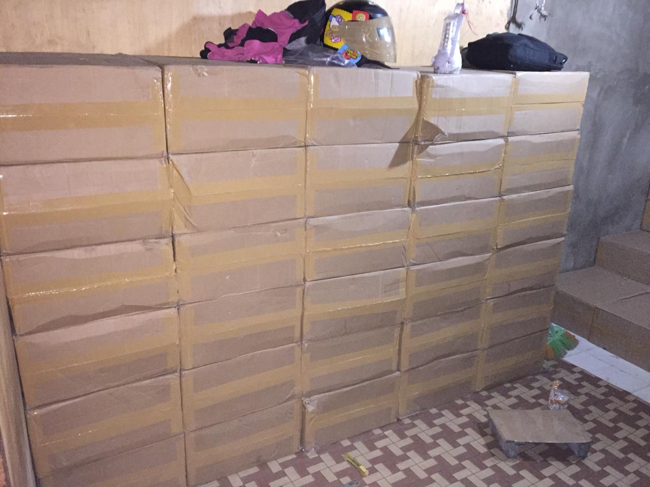 Tak Dilengkapi Dokumen, 130 Dus Rokok Ilegal Disita