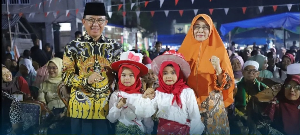 Puncak Semarak HUT ke-78 RI di Kelurahan Harapan Tani Resmi Ditutup Bupati Inhil