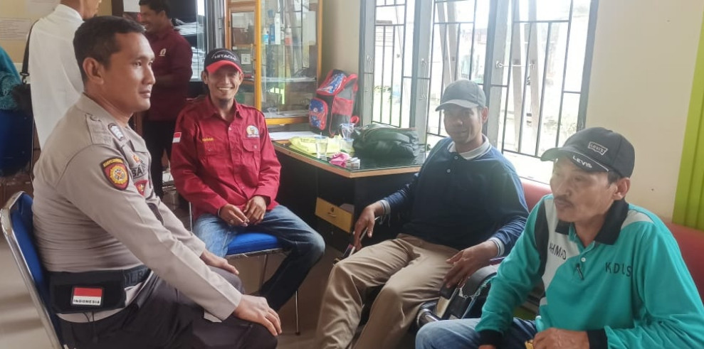 Bhabinkamtibmas Desa Rambaian Polsek GAS Gencarkan Giat Cooling System Pemilu