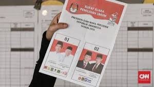 Exit Poll: Prabowo Sandi 55,4 Persen, Jokowi-Ma'ruf 42,8 Persen