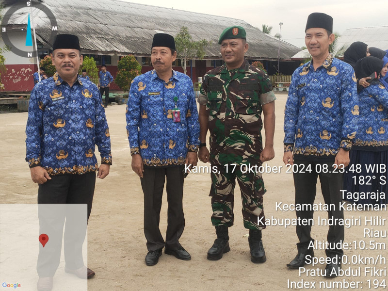 Danramil 06/Kateman Hadiri Upacara Peringatan HUT Kopri
