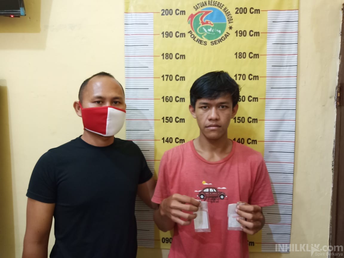Pemuda Pengganguran Edarkan Sabu Diringkus Satnarkoba Polres Sergai