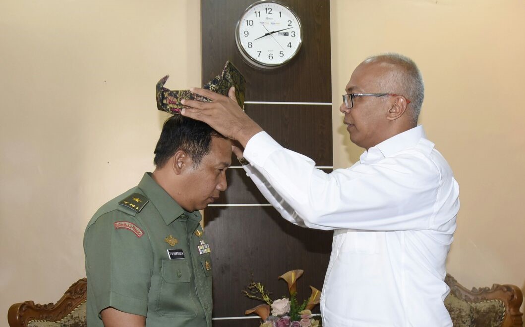 Pemkab Sabut Kehadiran Tim Wasef TMMD ke 101 Kodim 0314/Inhil