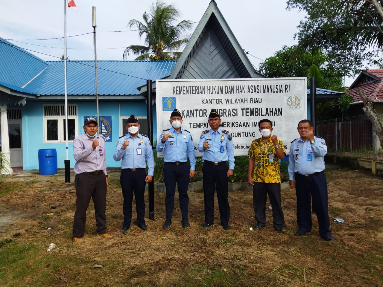 Sambu Group Renovasi Kantor TPI Imigrasi Sungai Guntung