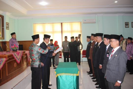6 Kepala Madrasah Negeri Inhil Dikukuhkan