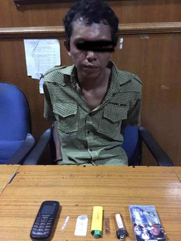 Polres Bengkalis Ringkusan Seorang Pengangguran Pengedar Narkoba