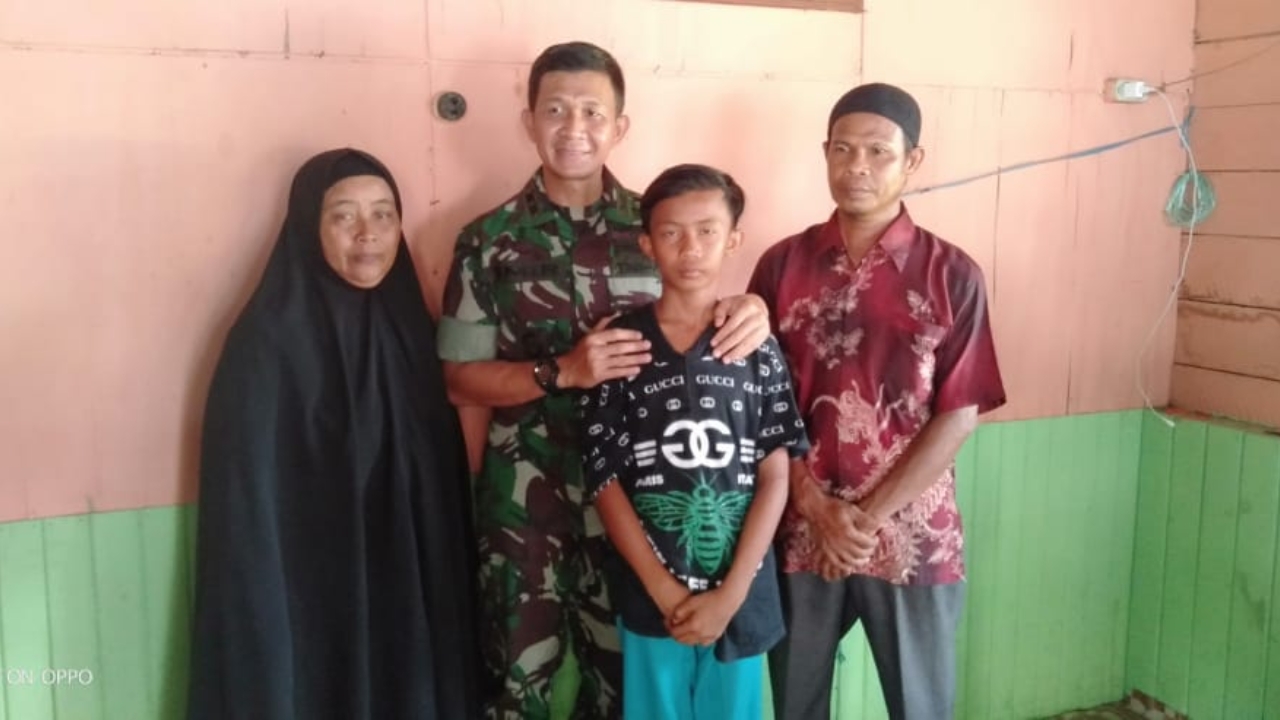Dandim 0314 Inhil Sambangi Rumah Duka M Rifa'i