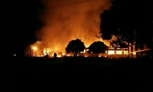 Kebakaran Hebat! Sembilan Ruang Belajar di Rohil Ludes