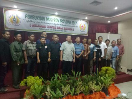 Eddy Tanjung Terpilih Aklamasi Jadi Ketum IPSI Riau