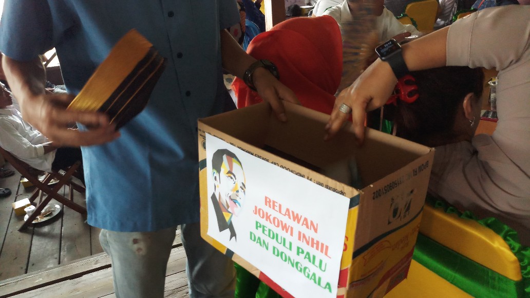 Relawan Jokowi Inhil Galang Dana untuk Bencana Palu dan Donggala