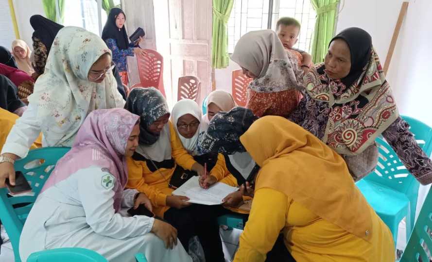 Dinkes Inhil Gelar Workshop Kader Posyandu di UPT Puskesmas Pengalihan Keritang