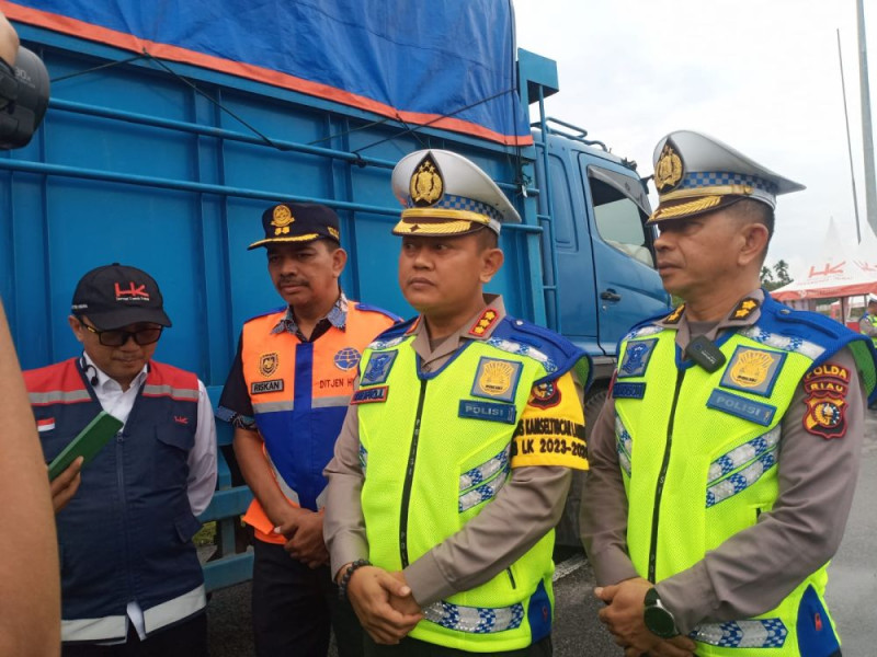 Masuk Jalan Tol Permai dan Penang, Truk ODOL Diminta Putar Balik