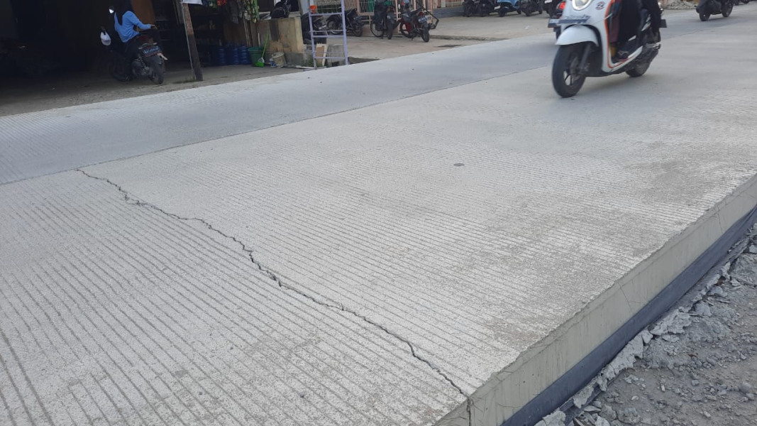 Wakil Ketua DPRD Inhil Sebut Pekerjaan Jalan Subrantas Terkesan Dipaksakan