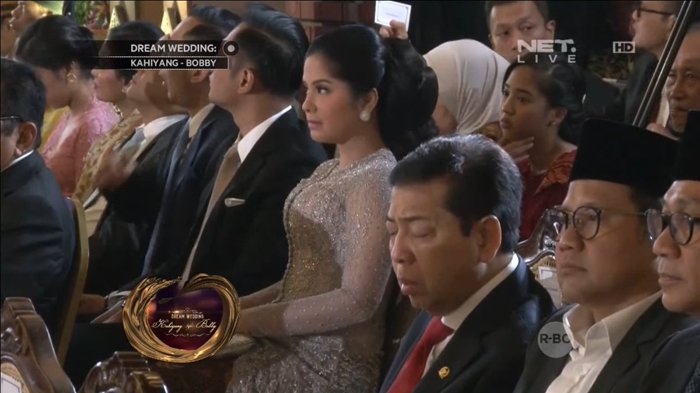 Duh! Setya Novanto Tidur di Pernikahan Putri Jokowi