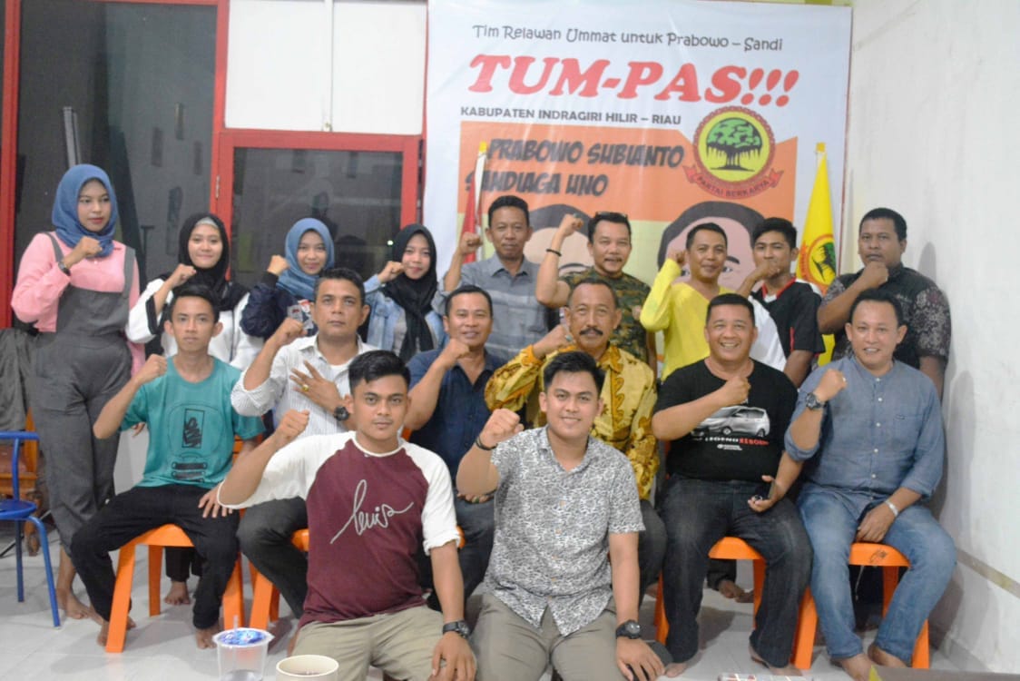 DPD Partai Berkarya Inhil Bentuk Tim Pemenangan Prabowo - Sandiaga Uno