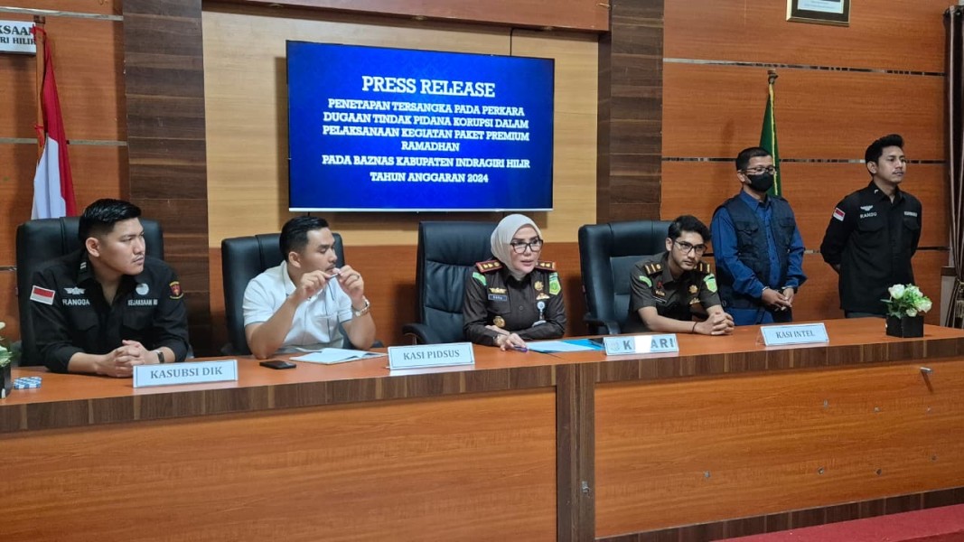 Kejari Inhil Tetapkan Unsur Pimpinan Baznas sebagai Tersangka Korupsi Program Paket Premium Ramadhan 2024