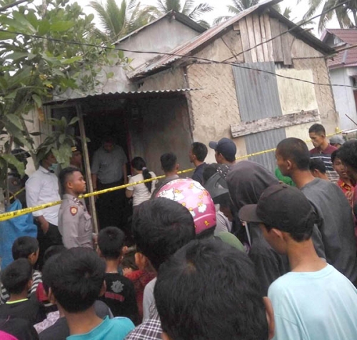 Warga Tembilahan Geger, Suami Diduga Bunuh Istri Lalu Gantung Diri