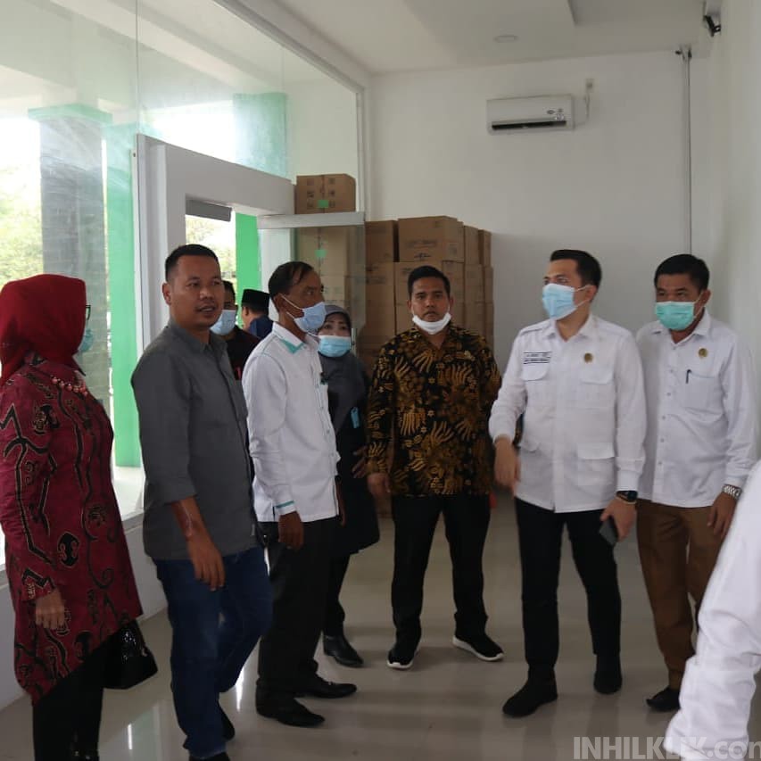 Ketua DPRD Sergai Bersama Komisi D  Tinjau Langsung Gedung UPT. Instalasi Farmasi Dinkes