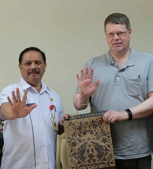 Sekda Inhil Sambut Kedatangan Peneliti Dari Belanda
