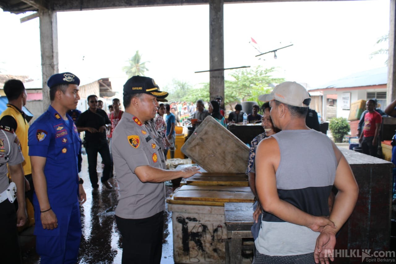 Kapolres Sergai Himbau Nelayan Tanjung Beringin Jaga Situasi Kamtibmas