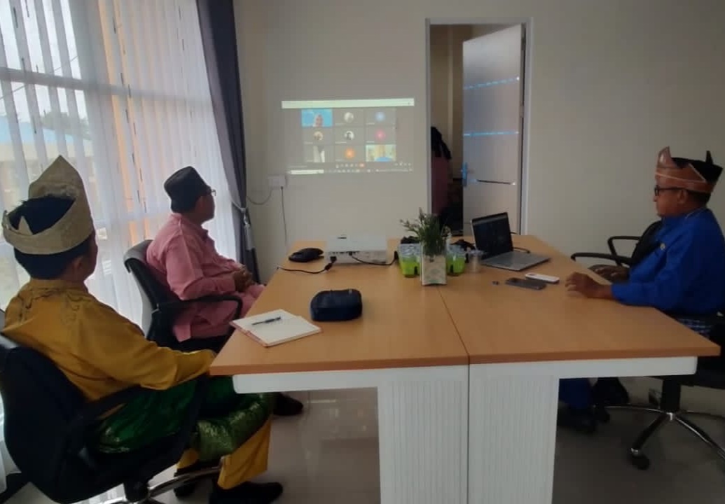 DPAD Inhil Lakukan Zoom Meeting Dengan LPSE Riau Terkait Belanja Pengadaan melalui Toko Daring