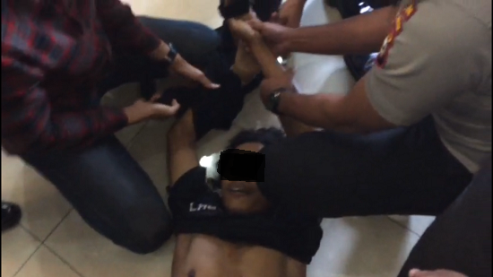 Seorang Terduga Pelaku Penyerangan Mapolda Riau yang Berhasil Ditangkap