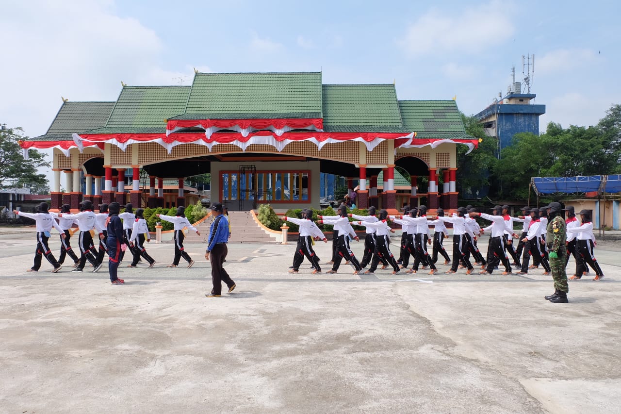 Paskibra Inhil Latihan Pagi-Sore