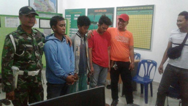 Nyabu di Gedung LAM, 3 Pemuda Ditangkap TNI