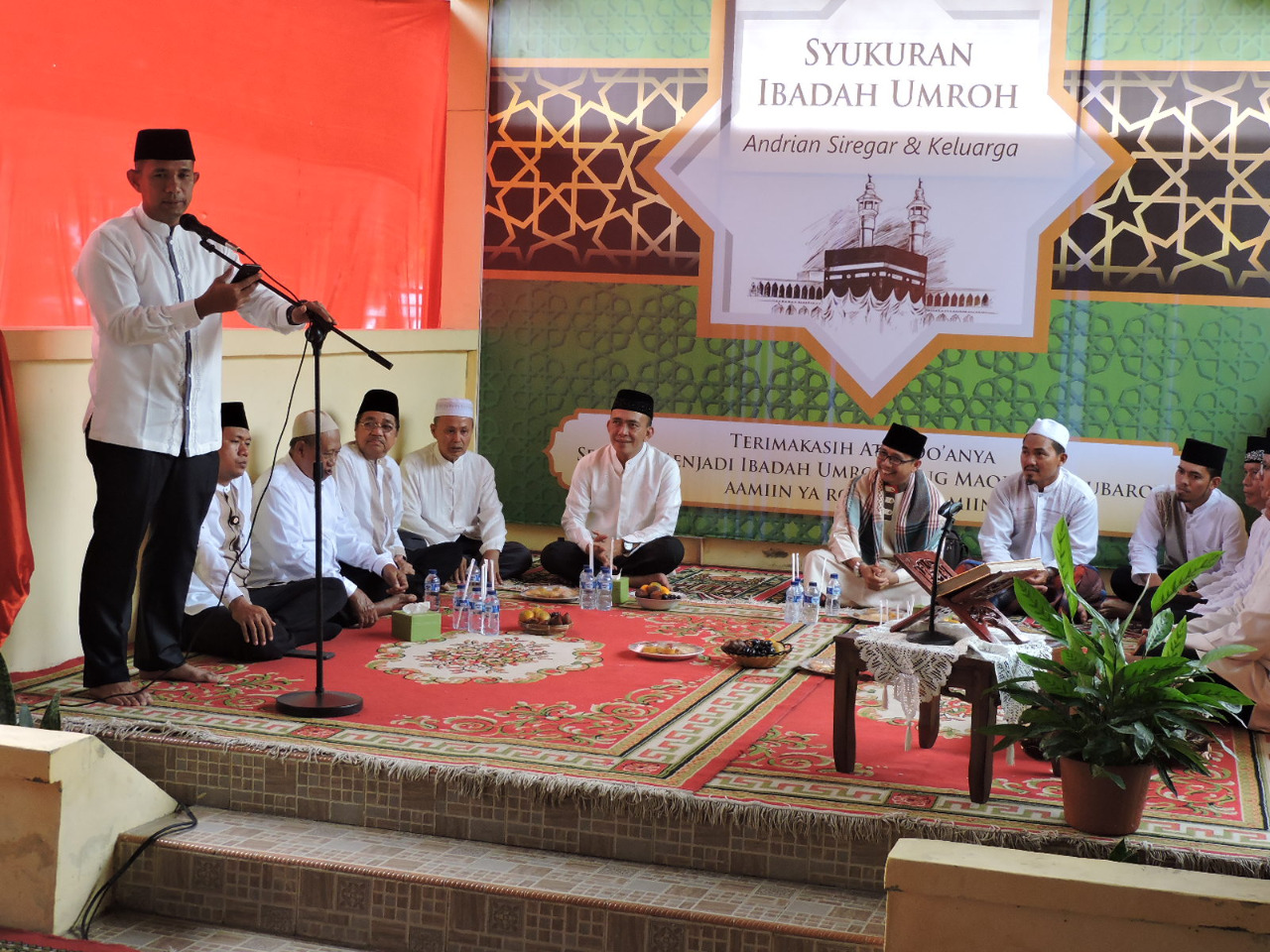 Jelang Berangkat Umroh, Dandim 0314/Inhil Gelar Syukuran dan Santuni Anak Yatim