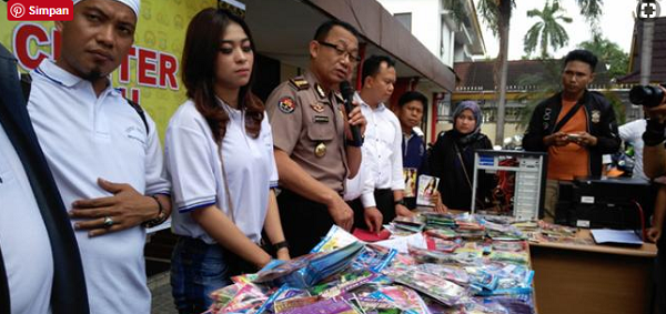 Polisi Tangkap Pembajak VCD Didua Lokasi