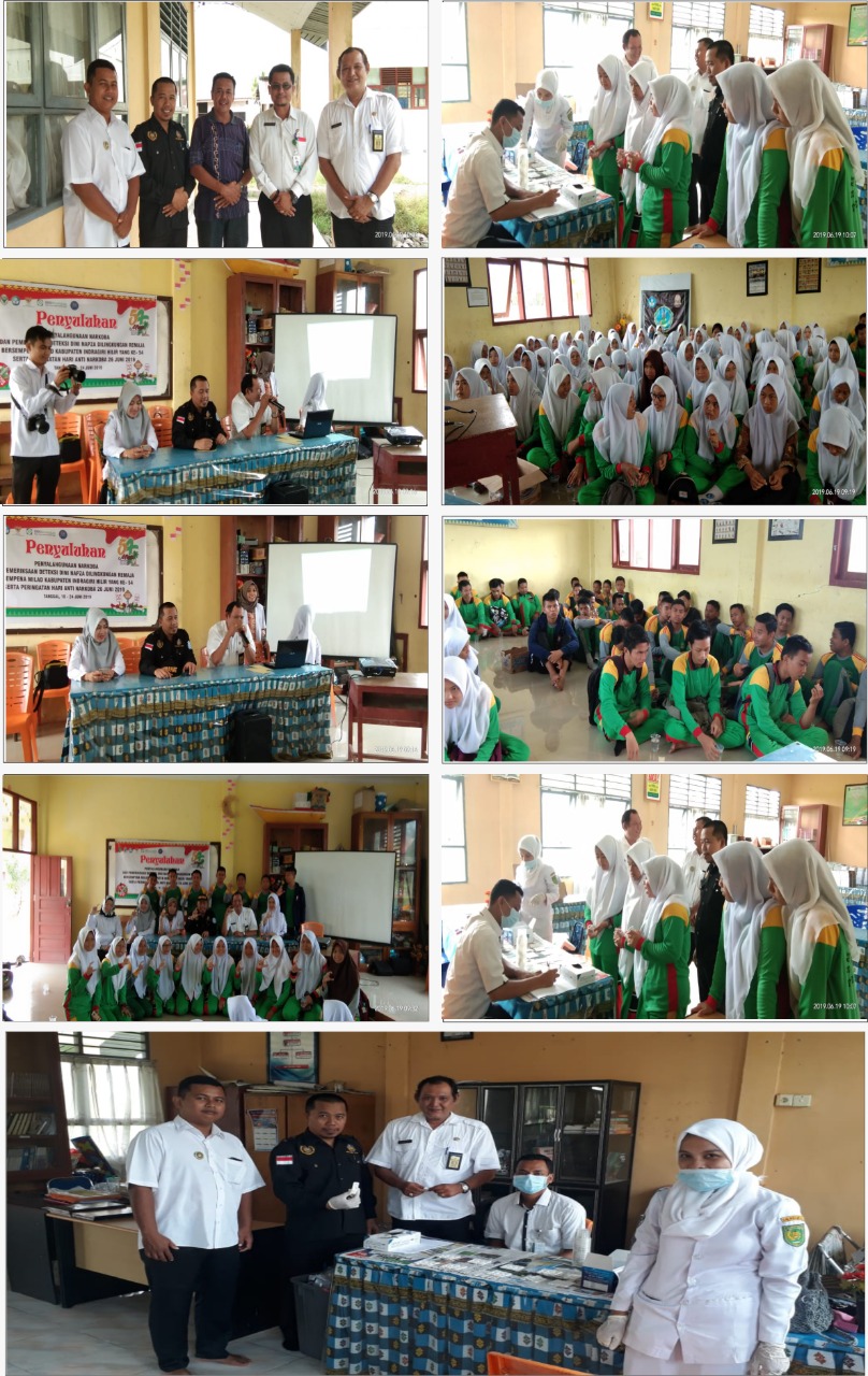 Dalam Rangka Milad Inhil ke-54, Diskes Inhil Gelar Penyuluhan Narkoba
