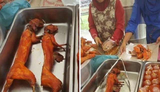 Netizen di Hebohkan Dengan Hewan Mirip Kucing Dijual di Bazar Ramadan