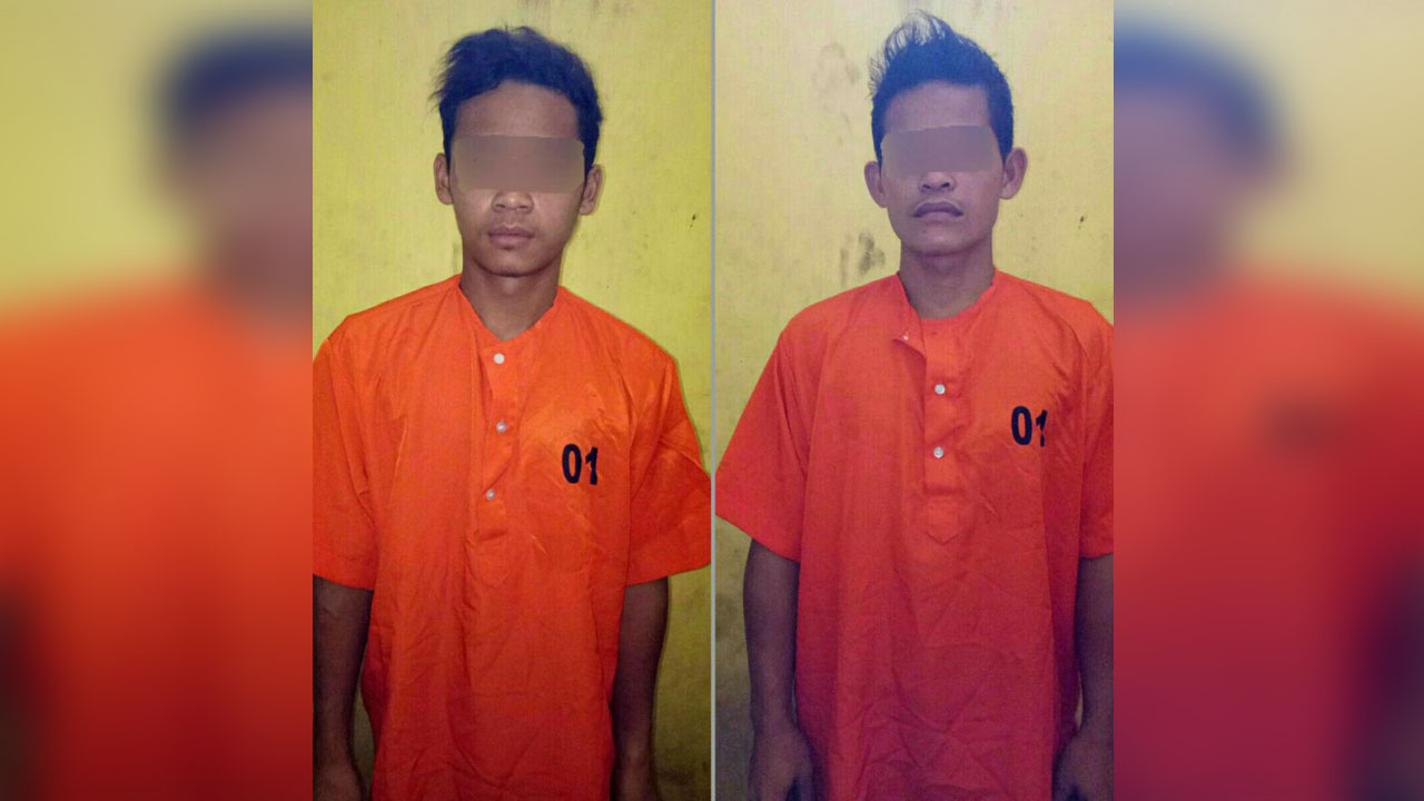 Bobol Kantor Desa, Dua Pria di Inhil ini Diciduk Polisi