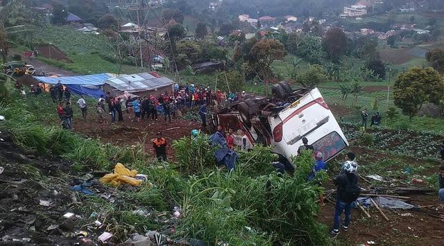 Nama-Nama Korban Tewas Kecelakaan Bus Maut di Ciloto Puncak