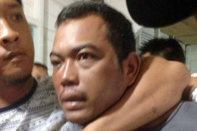 Penampakan Andi Lala, Pelaku Pembunuhan Sadis Satu Keluarga saat Ditangkap di Inhil Riau