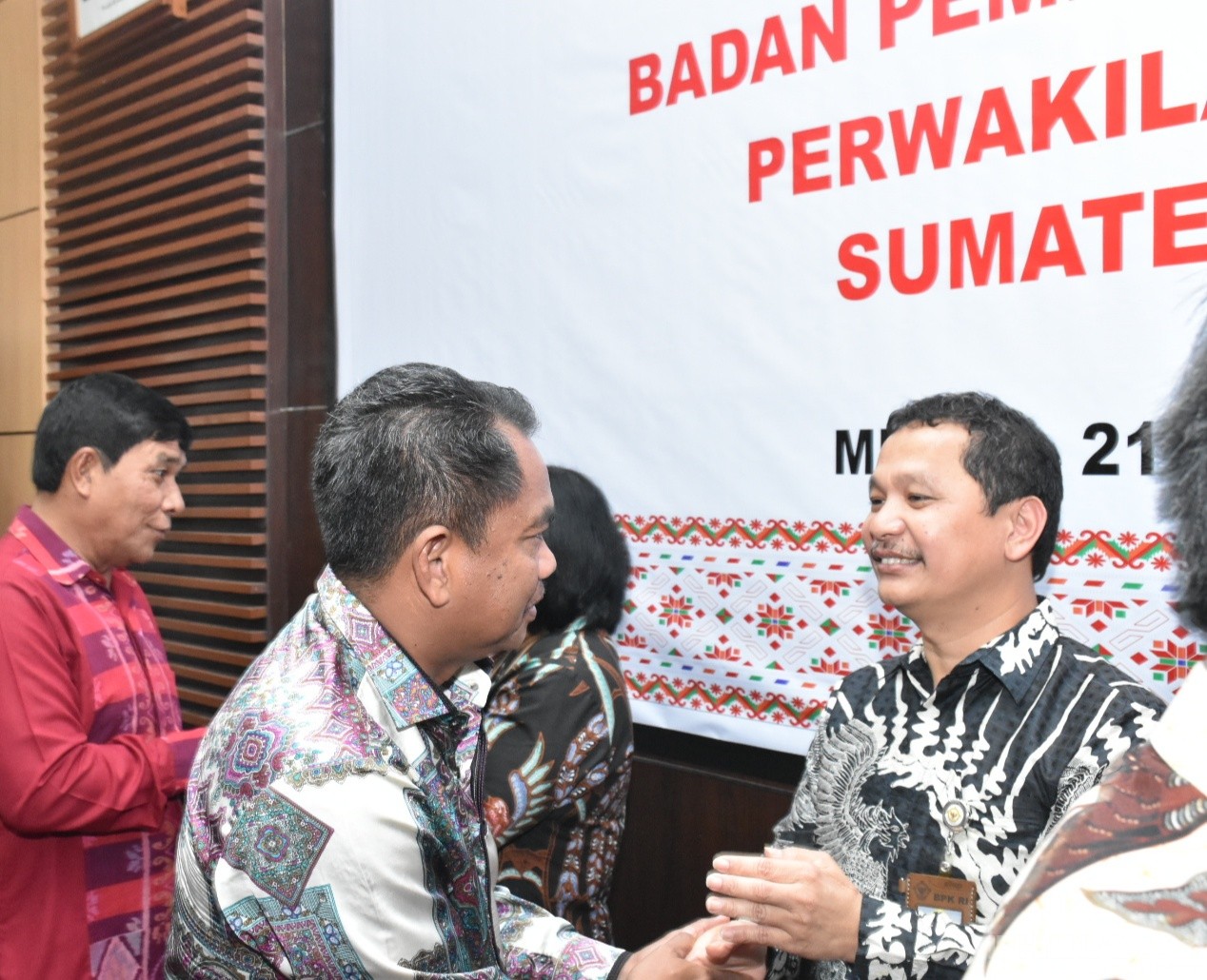 Wabup Darma Wijaya Hadiri Sertijab Kepala BPK RI Perwakilan Sumut
