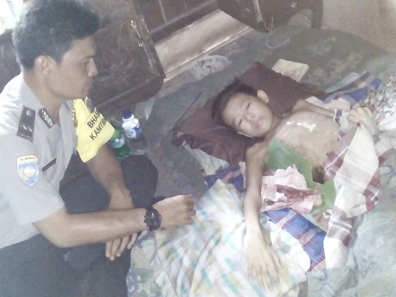 Kondisi Ilmansyah Anak Penderita Tumor Membaik, Orang Tua: Terima Kasih Pak Polisi
