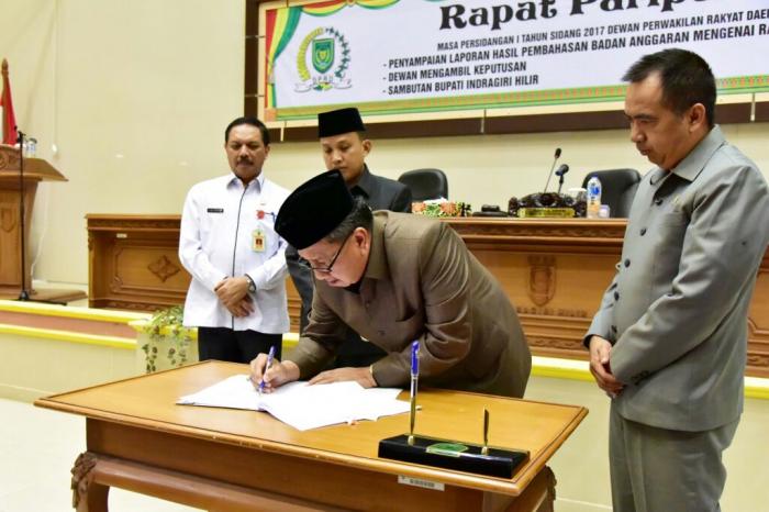 Pengesahan APBD Inhil Terlambat Gara-gara Eksekutif ......