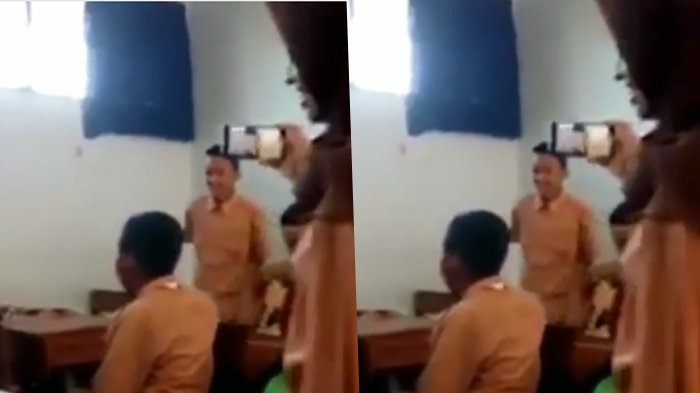 Nembak Cewe Dengan Diiringi Lagu dan Membawa Kembang, Tingkah Bocak Ini Bikin Geli