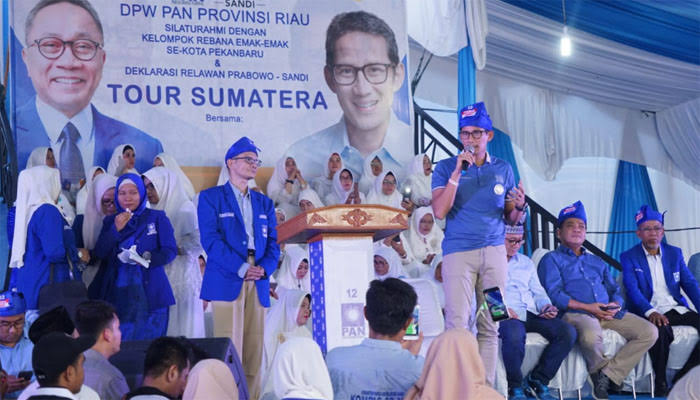 Sandiaga: kelapa di Riau melimpah khususnya Inhil tapi harga anjlok,saya akan bangun Industri kelapa