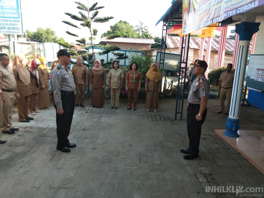 Kapolsek Tanjung Morawa Pimpin Apel Sinergitas  Tiga Pilar di Kantor Desa Bangun Rejo Tanjung Morawa*