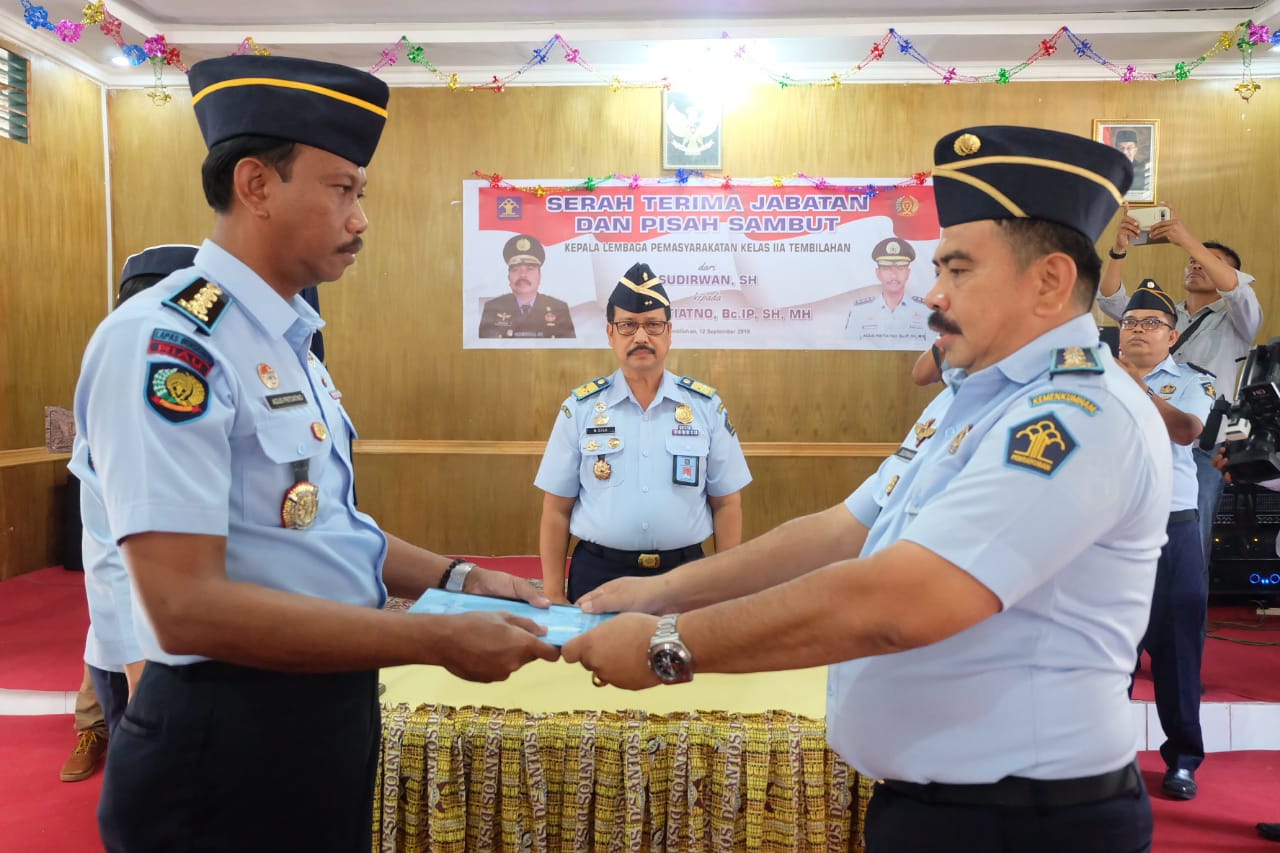 Sudirwan Pindah, Kalapas Kelas IIA Tembilahan Diisi Agus Pritiatno