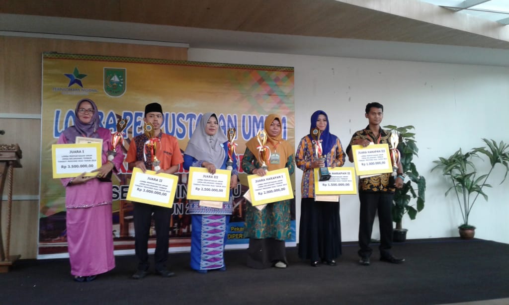 Perpusdes Jangkang Juara Pertama Provinsi Riau