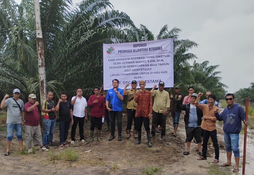 Mayoritas Pemilik Lahan di Sungai Guntung Setujui Proses HGU Pola Kemitraan