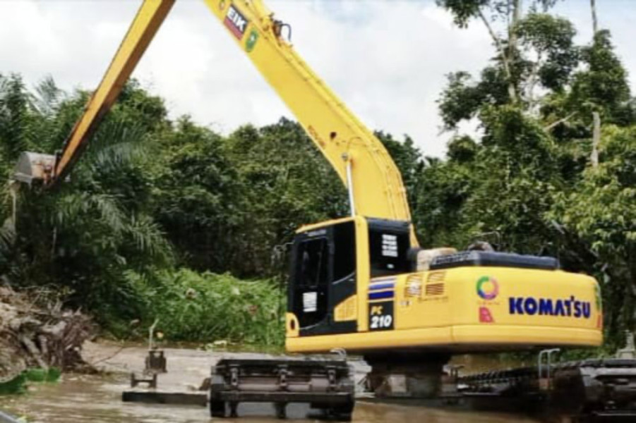 Tindaklanjuti Instruksi Gubri Edy Nasution, Dinas PUPR Riau Normalisasi Sungai 10 Km