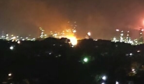 Kilang Pertamina Dumai Meledak