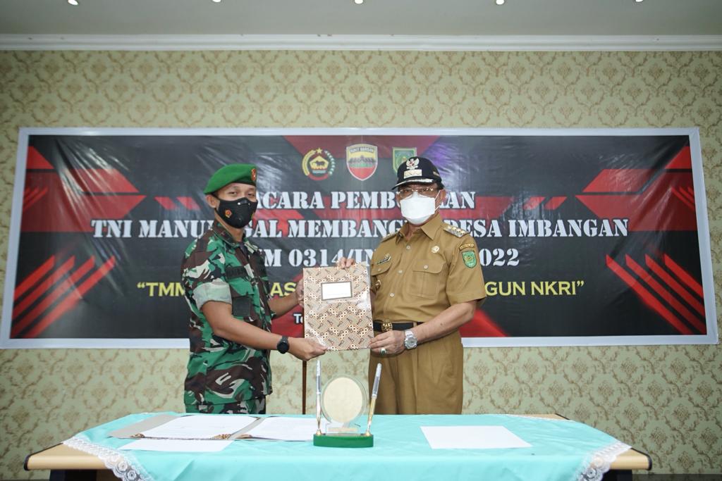 Bupati Inhil Hm Harapkan TMMD Bangkitkan Semangat Kegotongroyongan